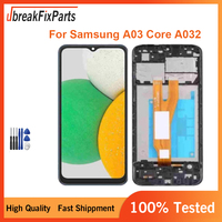 6.5'' For Samsung A03 Core A032 LCD A032M A032F Display Touch Screen Digitizer Assembly Frame Replacement