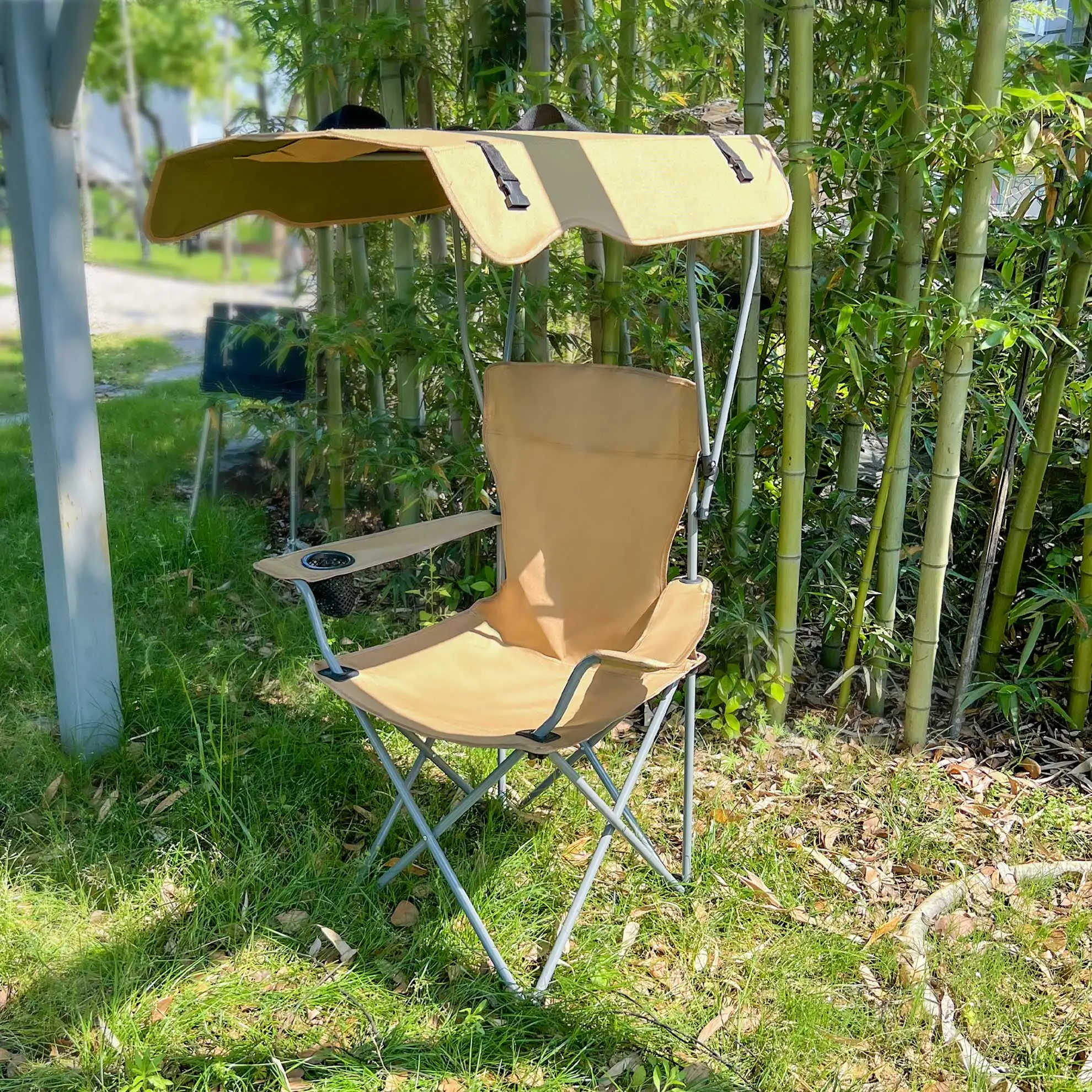Customizable Amazon sedia pieghevole tenda da sole sedia da spiaggia tenda portatile protezione solare poltrona barbecue pesca s
