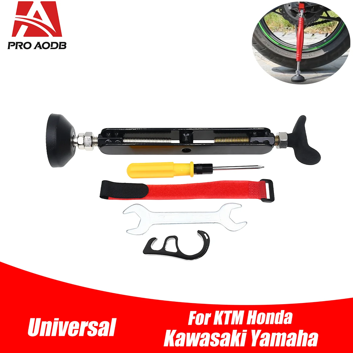 Motorcycle Wheel Lift Stand Trail Stand Front and Rear Easy Portable Repair Kits For 150cc 200cc 250cc 300cc 450cc 501cc 530cc