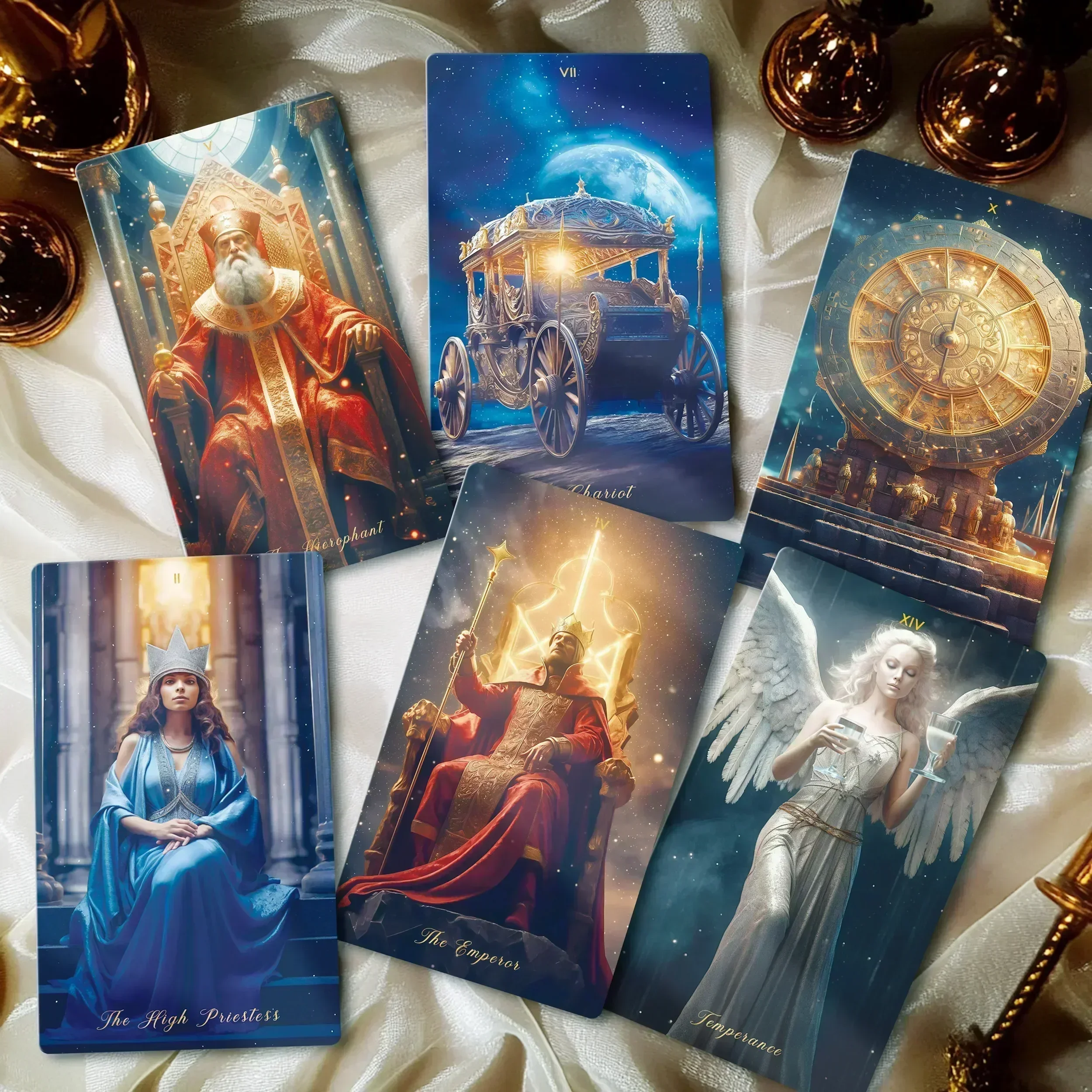 New 2024 Divination Deck Star Realm Tarot Cards 12x7 Oracle Card Decks Beginners High Quality Matte