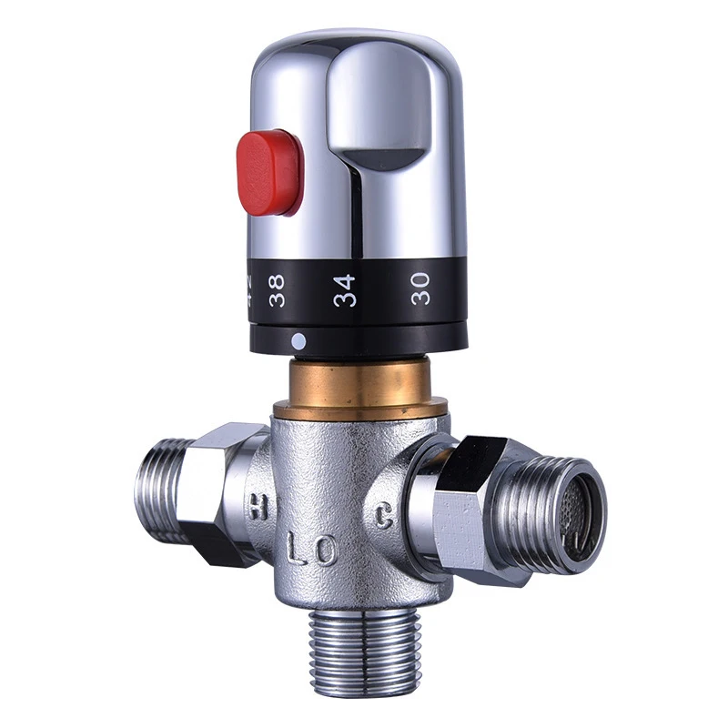 Bathroom Shower Faucet Thermostatic Mixer Valve Static Pipe Thermostat Faucets Water Temperature Control Shower