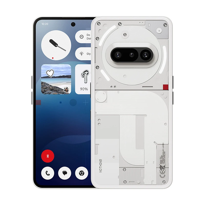 Versión Global Nothing Phone (3a) Qualcomm Snapdragon 7s Gen 3 Pantalla AMOLED de 6.77 Pulgadas 120Hz Doble 50 MP 8