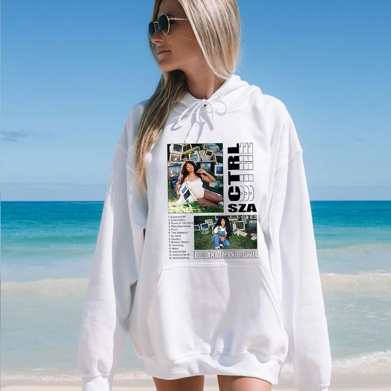 

Sza Ctrl Music Album Cover Hoodie Pattern Printing Fashion Sweatshirt For Men Women Streetwear Gift For Fans