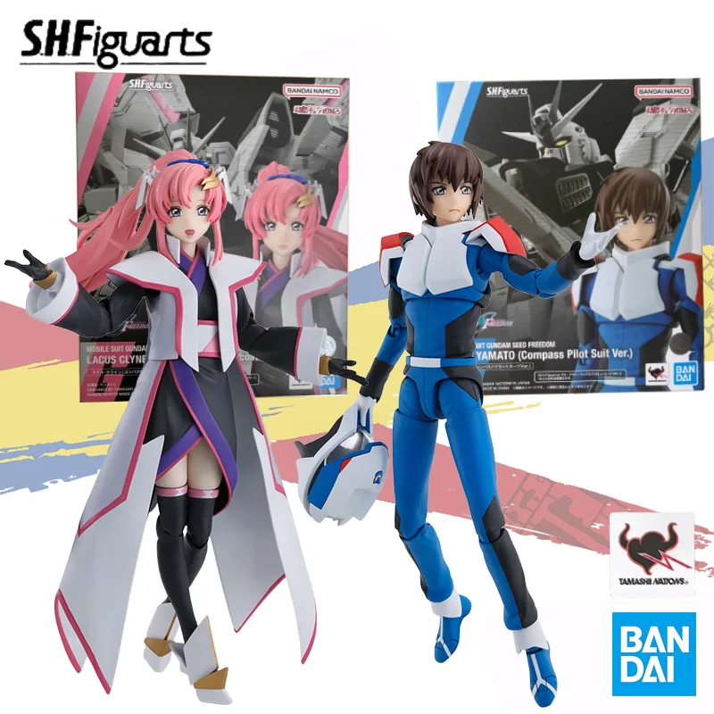 

Bandai Genuine SHF KIRA YAMATO Compass Pilot Suit Ver LACUS CLYNE Gundam SEED FREEDOM Anime Action Collection Model Ornaments