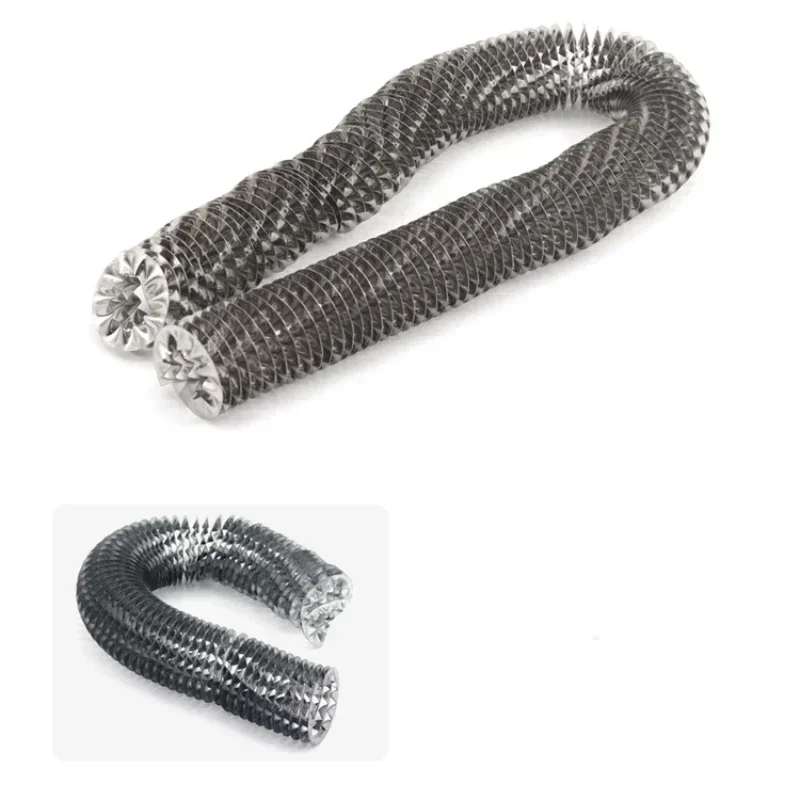 حوض حرارة زعانف مجوف حلزوني من الفولاذ المقاوم للصدأ بطول 1 متر للتدفئة أنبوب تبريد خاص ملحقات مشوهة المبرد