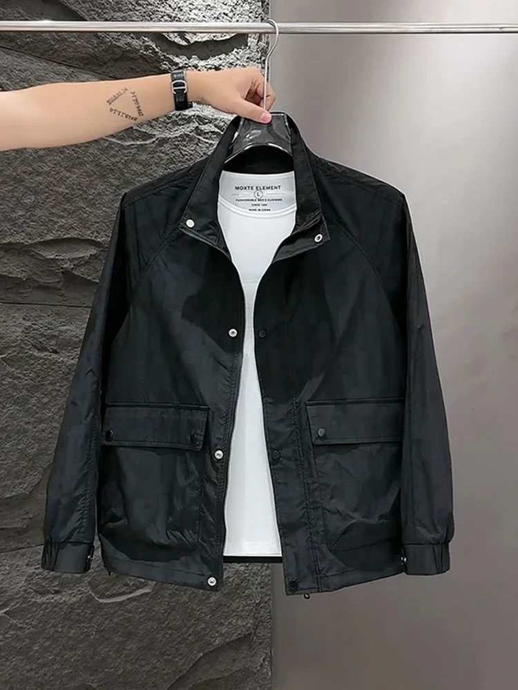 ملابس العمل غير الرسمية Jaet للرجال العصرية وHaome Youth Sle البوليستر طويل Sve سستة إغلاق لا توجد إنتاج العلامة التجارية الصينية