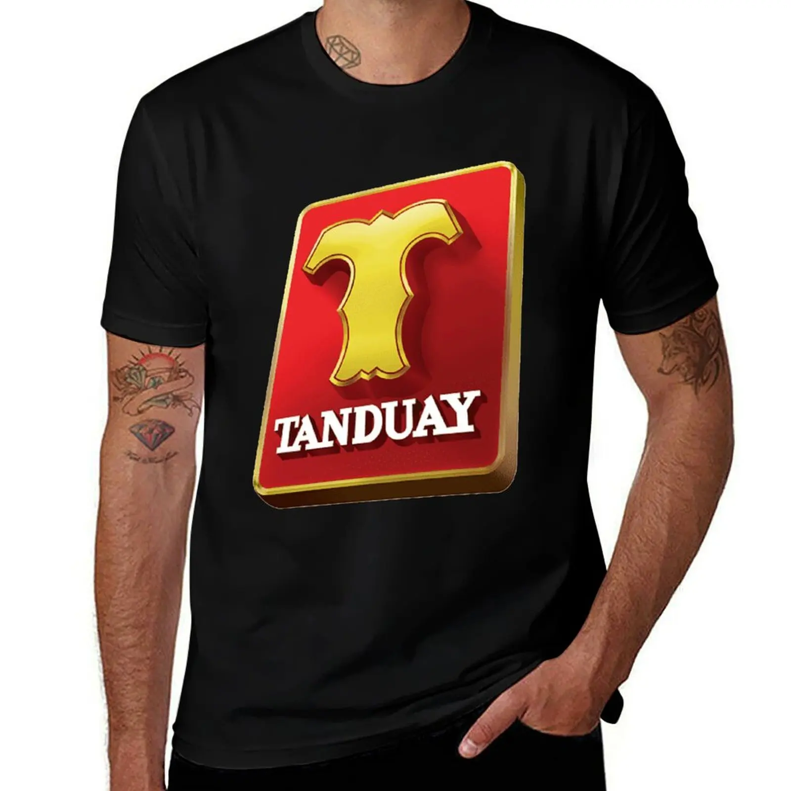 Футболка с логотипом Tanduay rhum, рабочая футболка с короткими рукавами