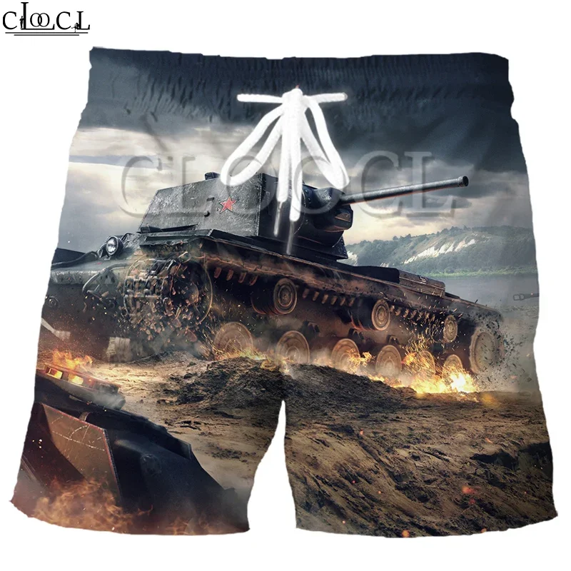 

CLOOCL Games World Of Tanks 3D принт мужские летние модные спортивные шорты хип-хоп Harajuku пляжные спортивные штаны