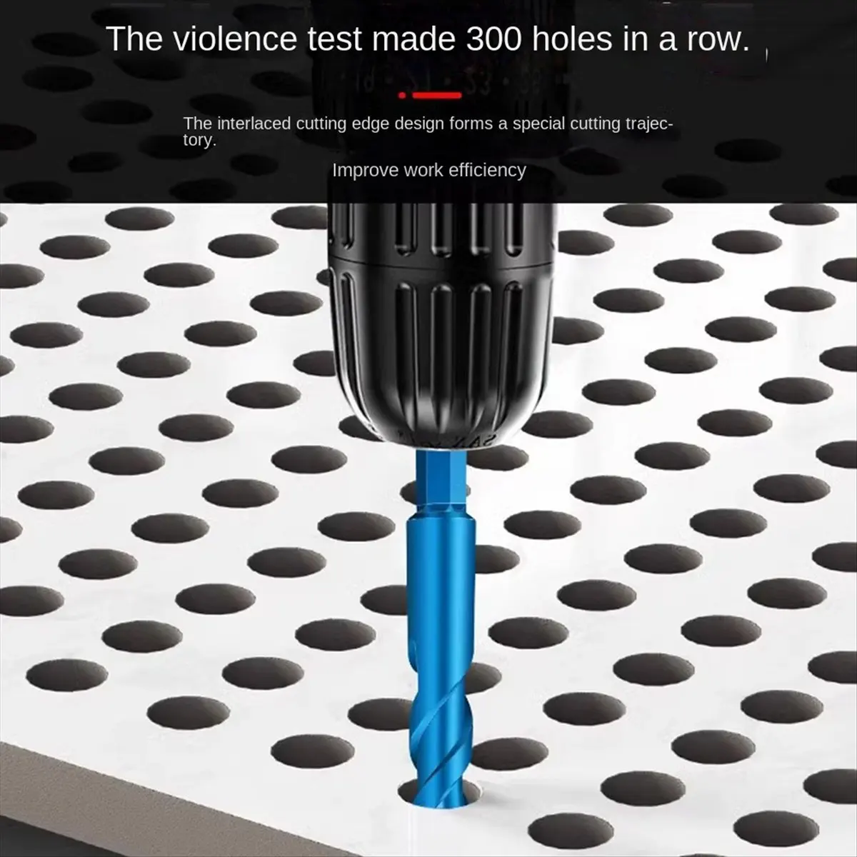 

A58Z 10Pcs Crooked Head Eccentric Drill 10-Piece Multi-Purpose Drill Set, Focused on Glass Concrete, for Ceramics, Brick