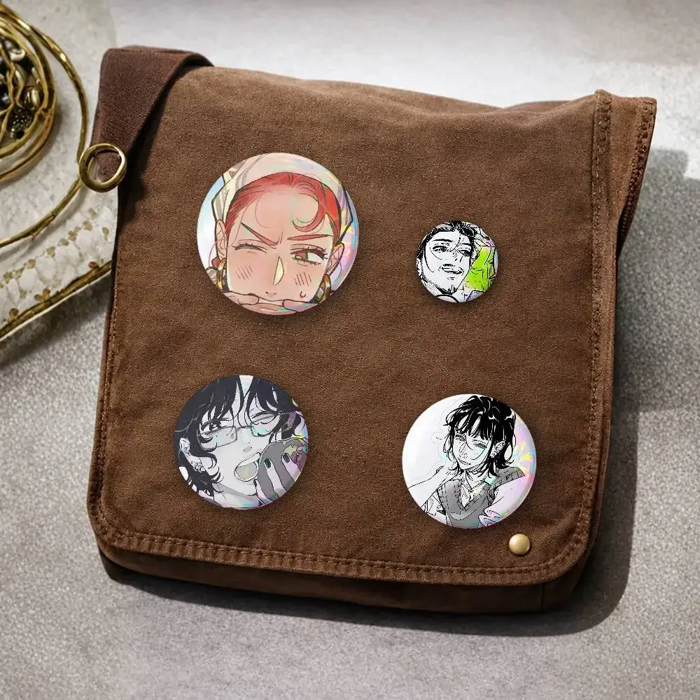 ThE- GuY- ShE- Was IntE-rE-stE-d Badge On Backpack Accessories Enamel Pins Round Brooches Clothes Bag Decor Jewlery Friend Gifts