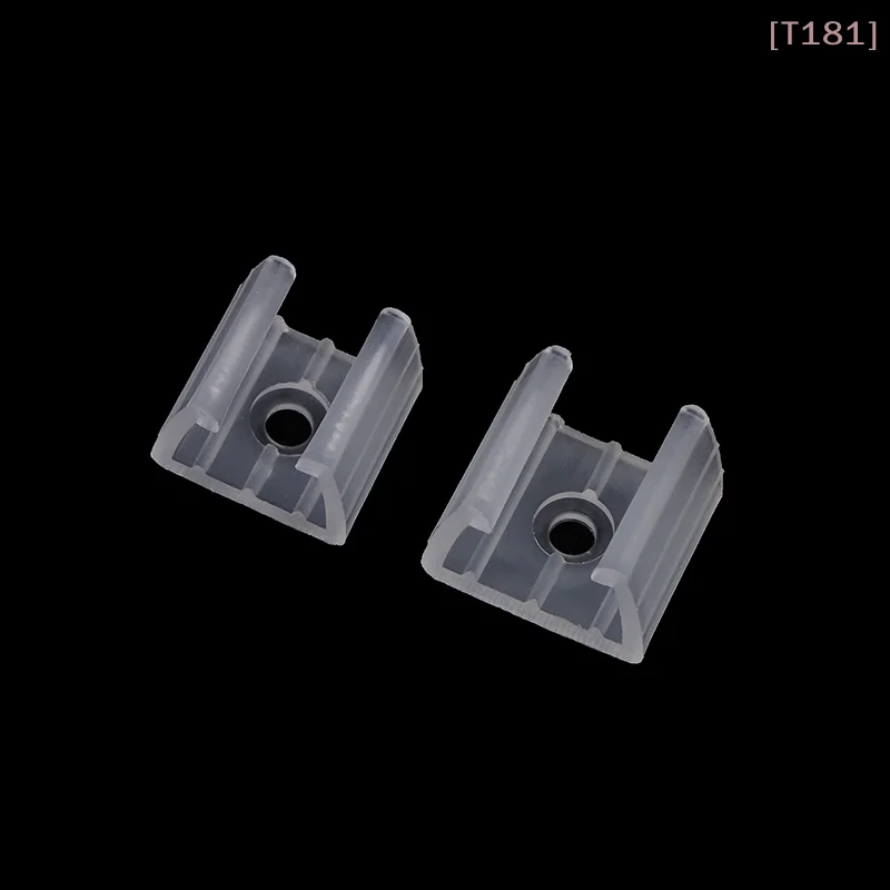 [E] 20PCS 10/12/14/17/20mm LED Strip Fix Clips Connector For Fixing 2835 Neon Light 220V COB Plastic Buckle Flexible Accessories