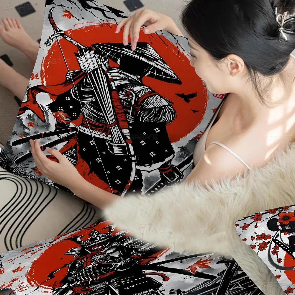 

Japanese Ink Painting Pillow Anime Pillow Sofa Bed Head Pillow Cover Cushion Cover 45x45 Cm Fashion