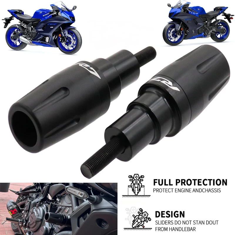 

YZF-R7 2021-2024 Frame Slider Crash Protector For YAMAHA YZFR7 YZF R7 2023 Motorcycle Accessories Falling Protection Bobbins Pad