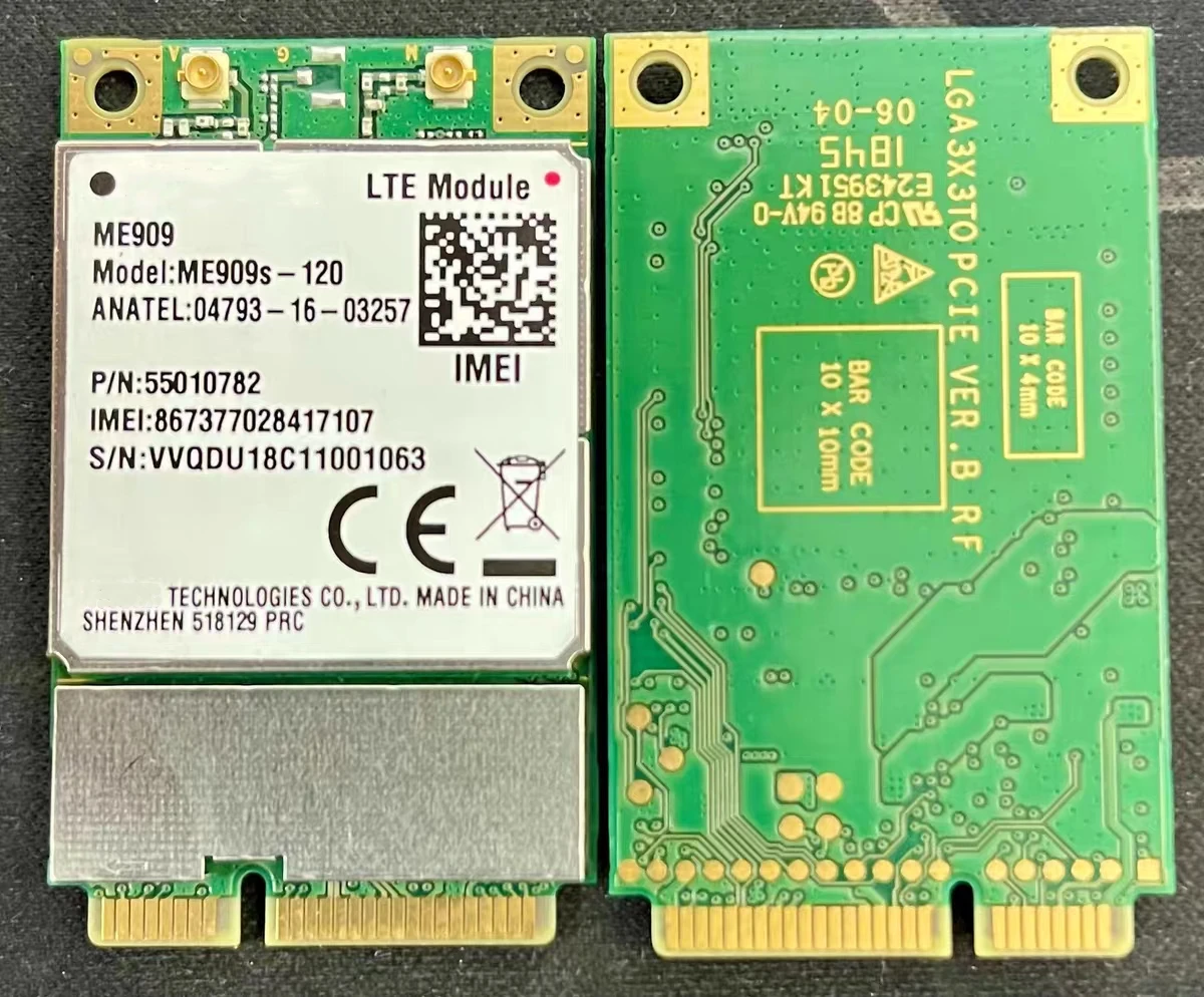 CAT4 150Mbps ME909S-120 Mini PCIe 4G LTE Cellular IoT Devices For HUAWEI