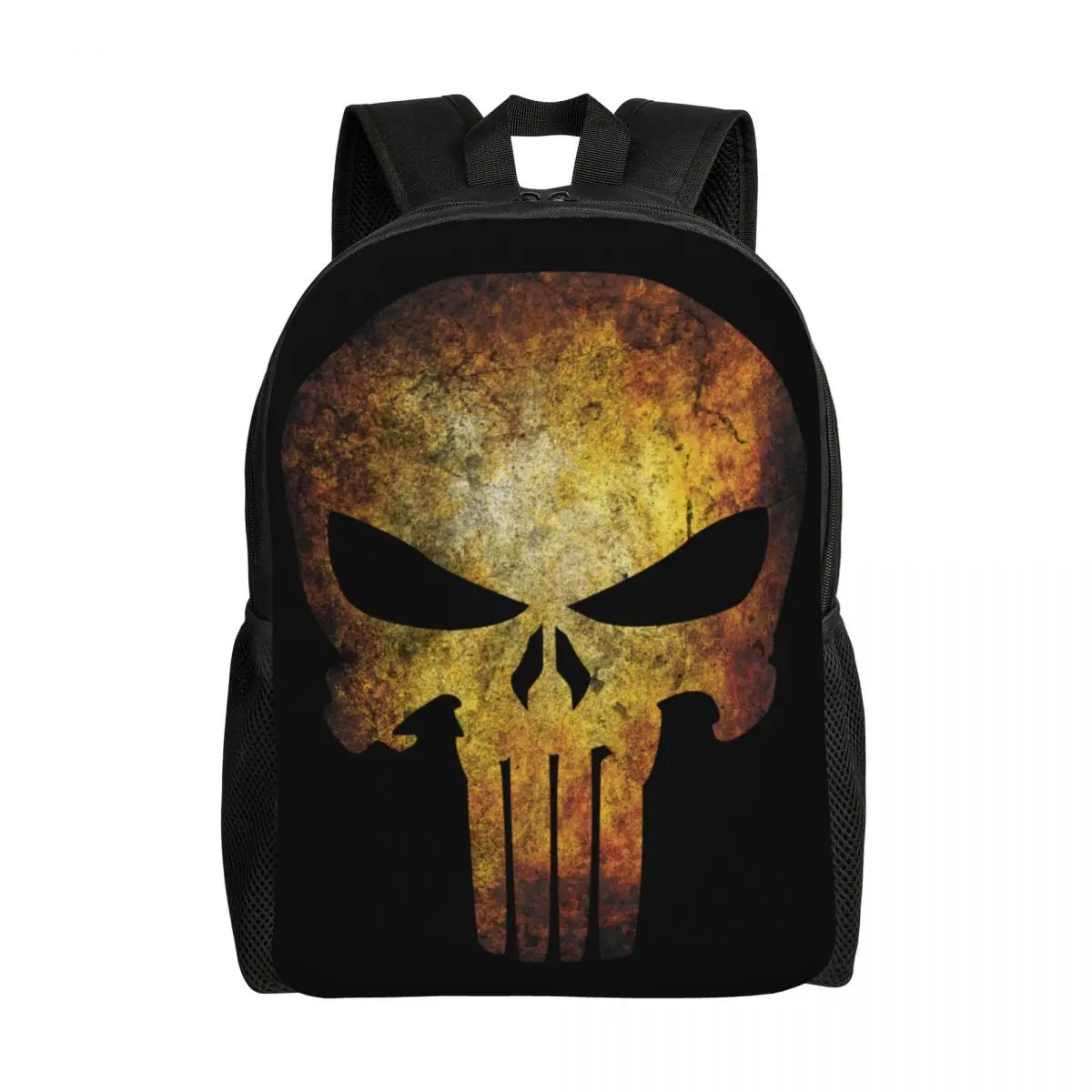 Custom Punisher Skull Travel Backpack Women Men School Computer Bookbag College Student Daypack Bags