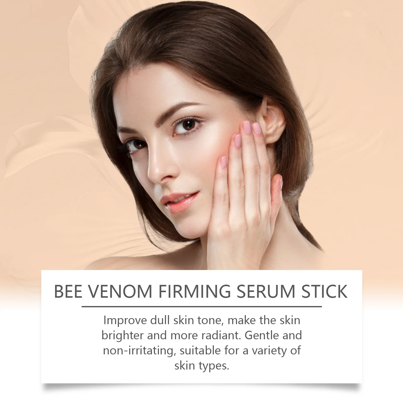Bee Venom Firming Serum Stick Nourishing Lifting Fade Fine Lines เพิ่มความยืดหยุ่น Brightening Moisturizing Essence Face Care