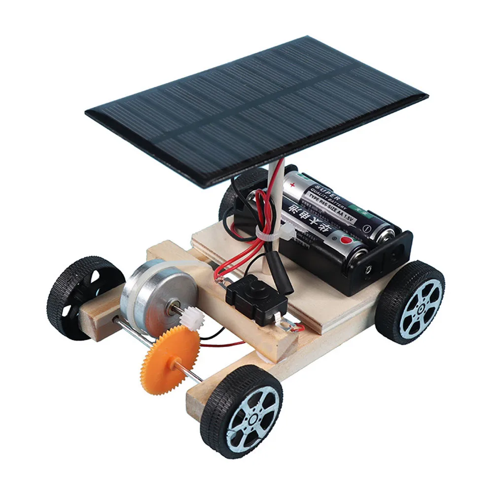 Assemble Solar Creative Inventions DIY Car Motor Robot Kit Motor Educational Electronic Kit Car Model Science Experiment