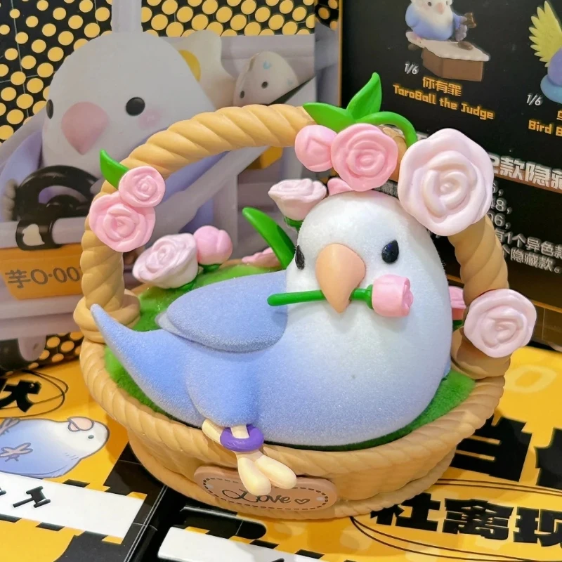 Genuine Plzdot Social Birdie Blind Box Third Bullet Contemporary Society Bird Status Series Anime Figure Hand Decorated Gift