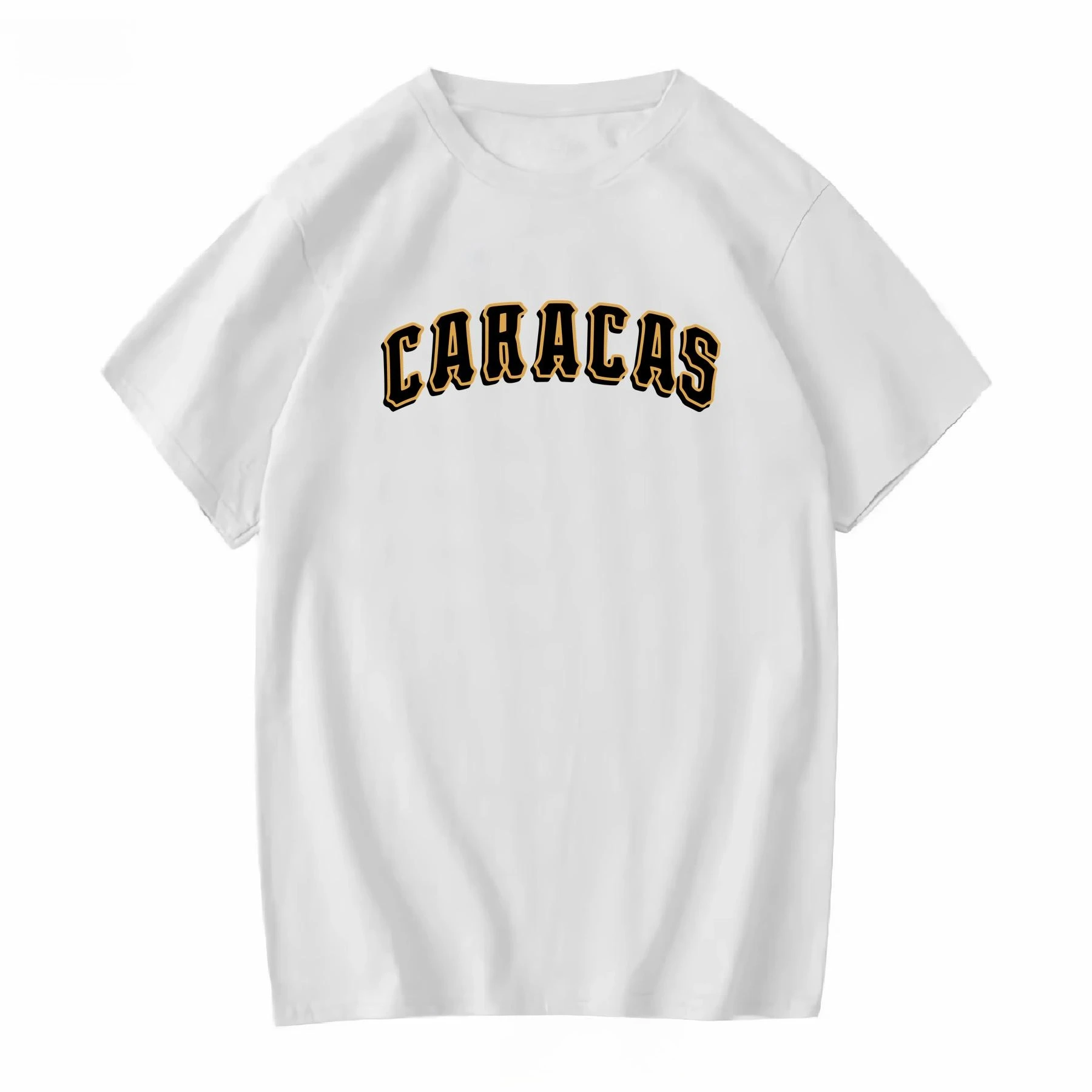 تي شيرت ليونز ديل كاراكاس تي شيرت دي فنزويلا كاراكاسيتا بشعار طويل أو قصير الأكمام عتيق مغسول للرجال جرافيك ناعم متعدد الاستخدامات
