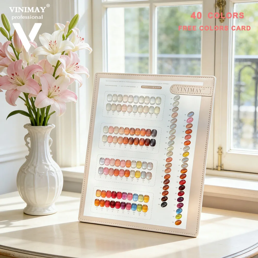 

Набор гель-лаков VINIMAY Glass Bead Cat Eye с магнитным эффектом, кристаллический гель, смываемый, для УФ/LED-ламп, аксессуары для салонов красоты, гель-лак для ногтей, набор для маникюра