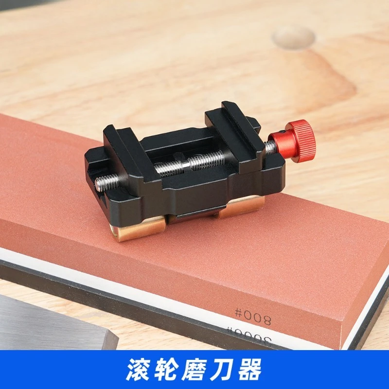 Adjustable Angle Linear Rail Sharpener, Anti-slip Mini Wood Chisel Grinding Tool for Mirror Fine Sharpening