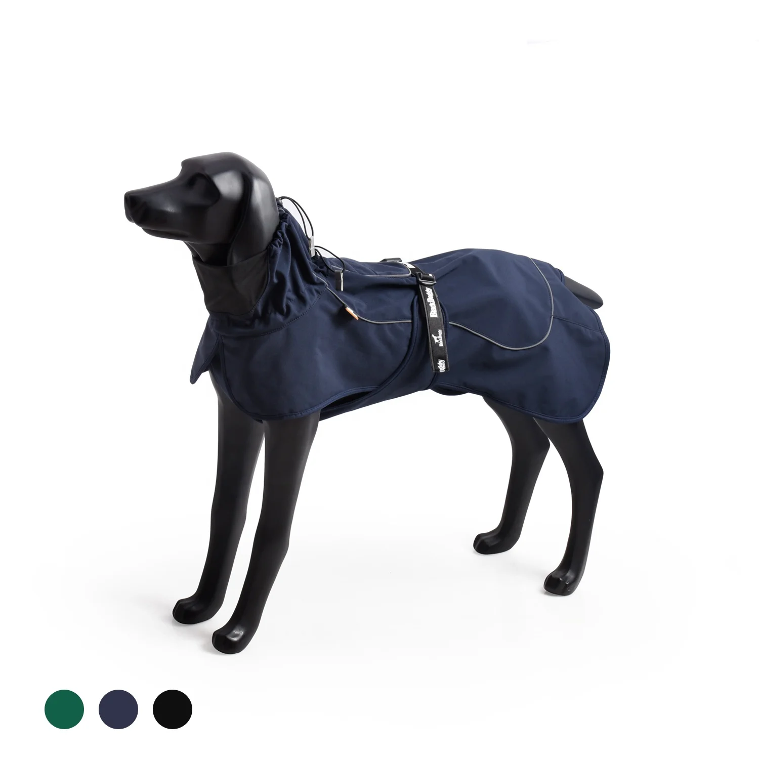 Dog Clothing Pet clothing with fleece lined spring coat Waterproof dog jacket