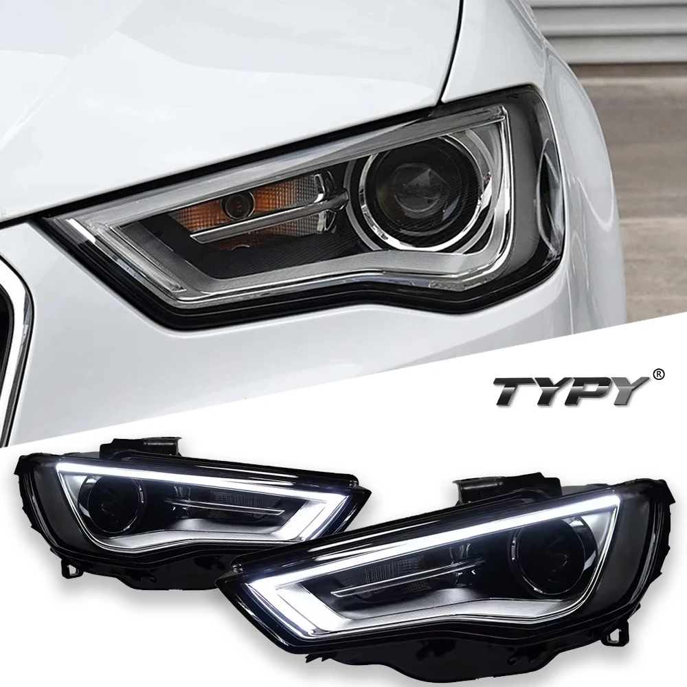 

TYPY Car For Audi A3 Headlight 2013-2016 Upgrade Modified to New DRL Dynamic Turn Signal LED Headlight Auto Accessories