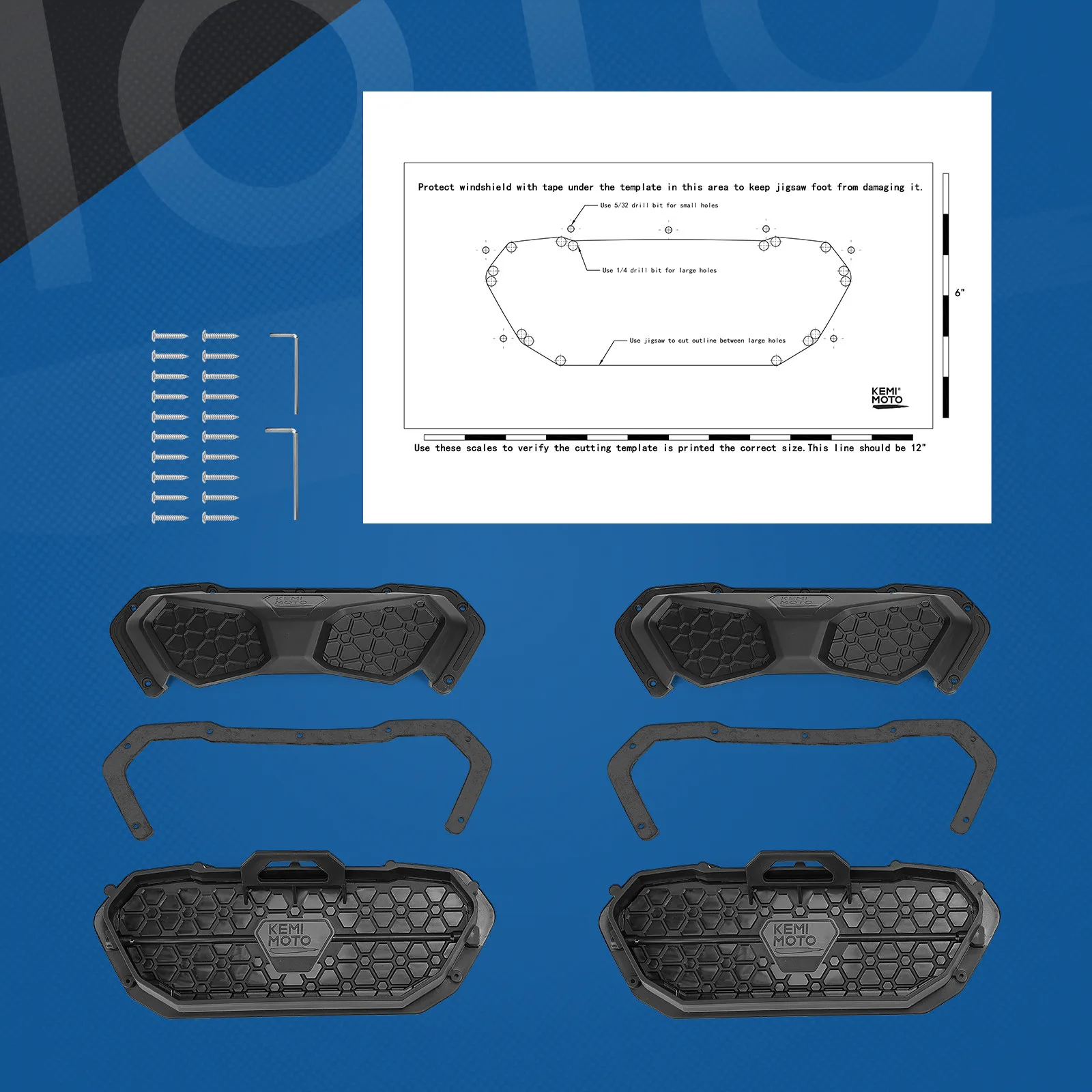 UTV Windschutzscheiben-Dachlüftungs-Montagesatz, Abtauen, Entfernungen für Can-am Maverick X3, kompatibel mit Polaris RZR 800 900 XP 1000 für Cfmoto – Detail 11