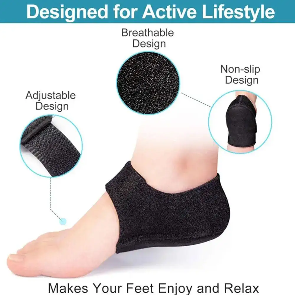 Plantar Fasciitis Heel Socks For Achilles Tendonitis Calluses Spurs Dry Cracked Feet Heel Pain Relief Treatment Gel Heel Pa K7F4