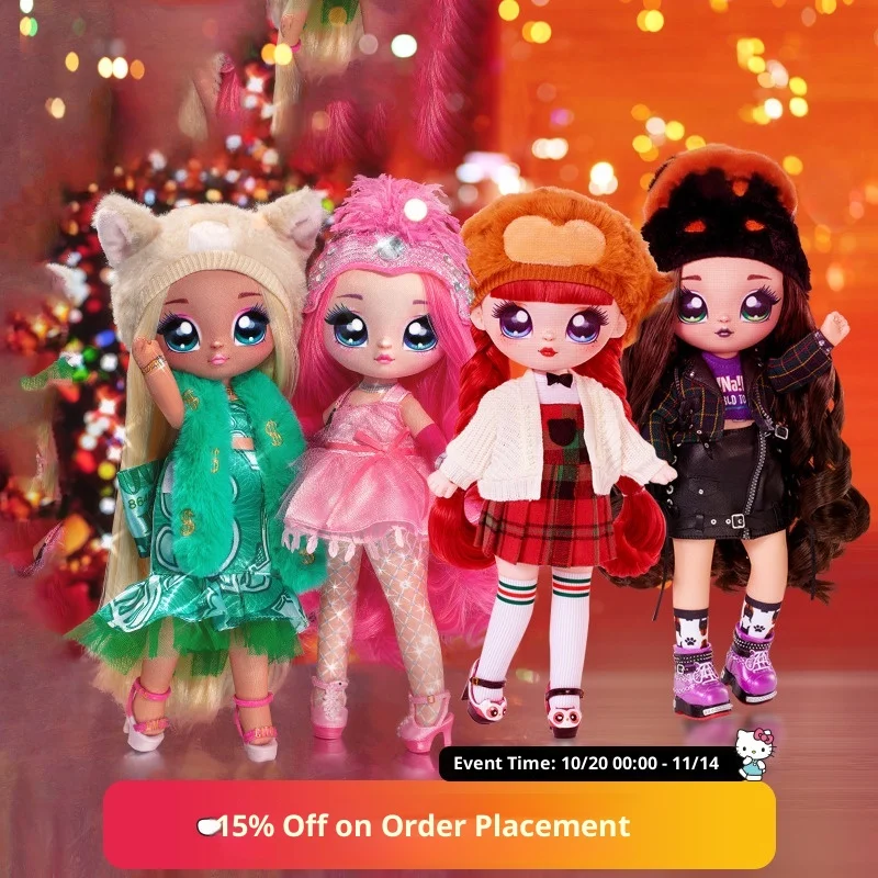 

Nana surprise Nana mini doll girl toys fashion simulation doll princess can be changed and collected doll room decoration girl