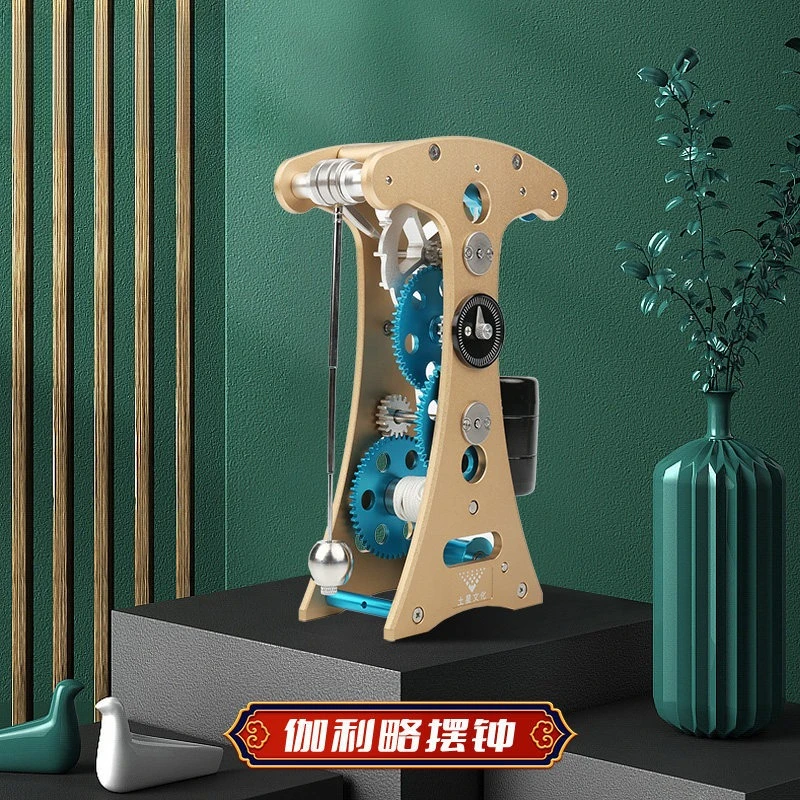 Galileo pendulum clock belongs to mechanical art assembly ornament DIY assembly model teaching demonstration