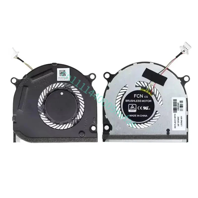 Replacement Laptop CPU+GPU Fan for HP Envy X360 15-DS 15M-DR DR0004 15M-DS DS0011 TPN-W142 Series L53541-001 L53542-001 0.2