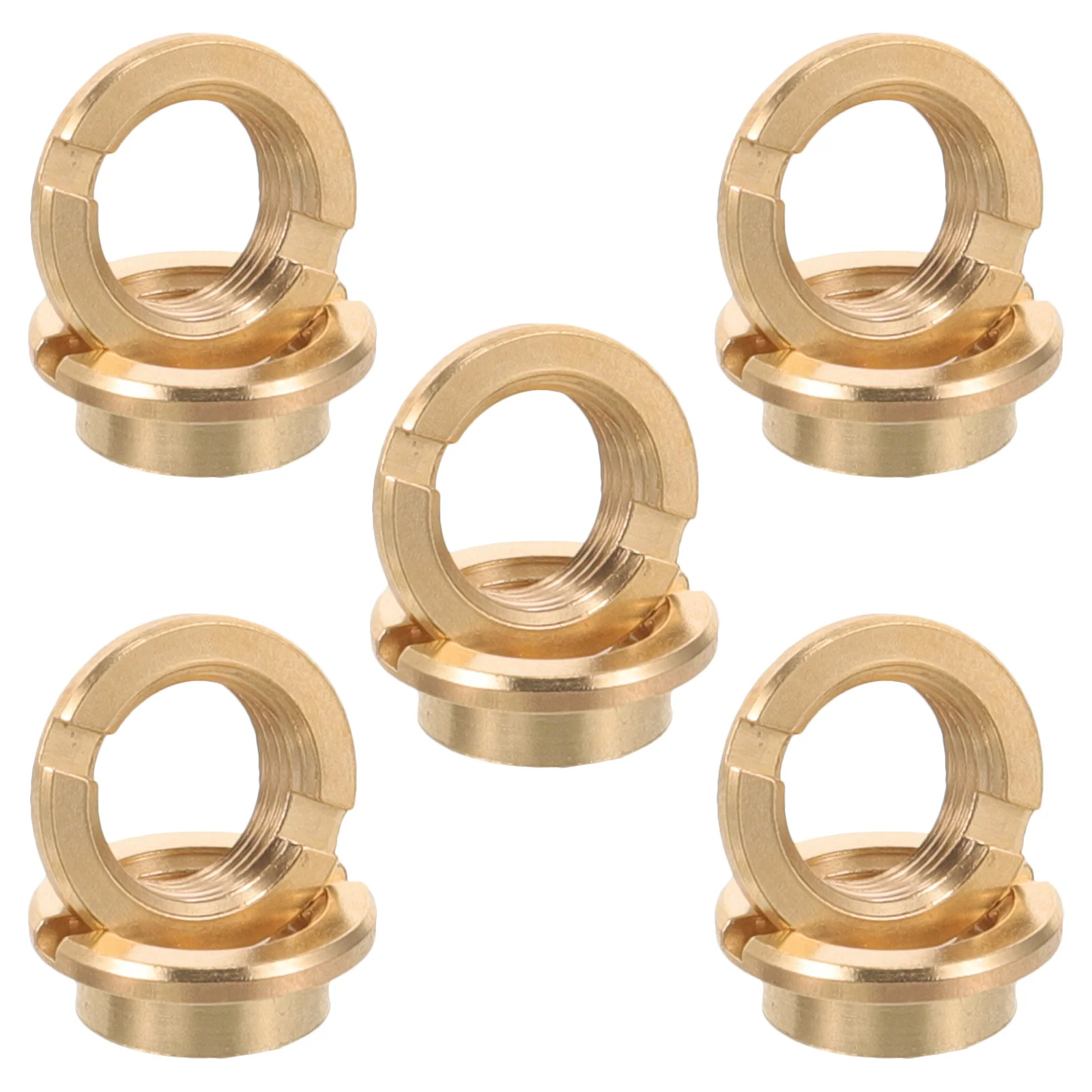 10 Pcs Nuts Quartz Clock Accessories Repair Accessory Replaceable Replacement Golden Mechanism Dial Movement