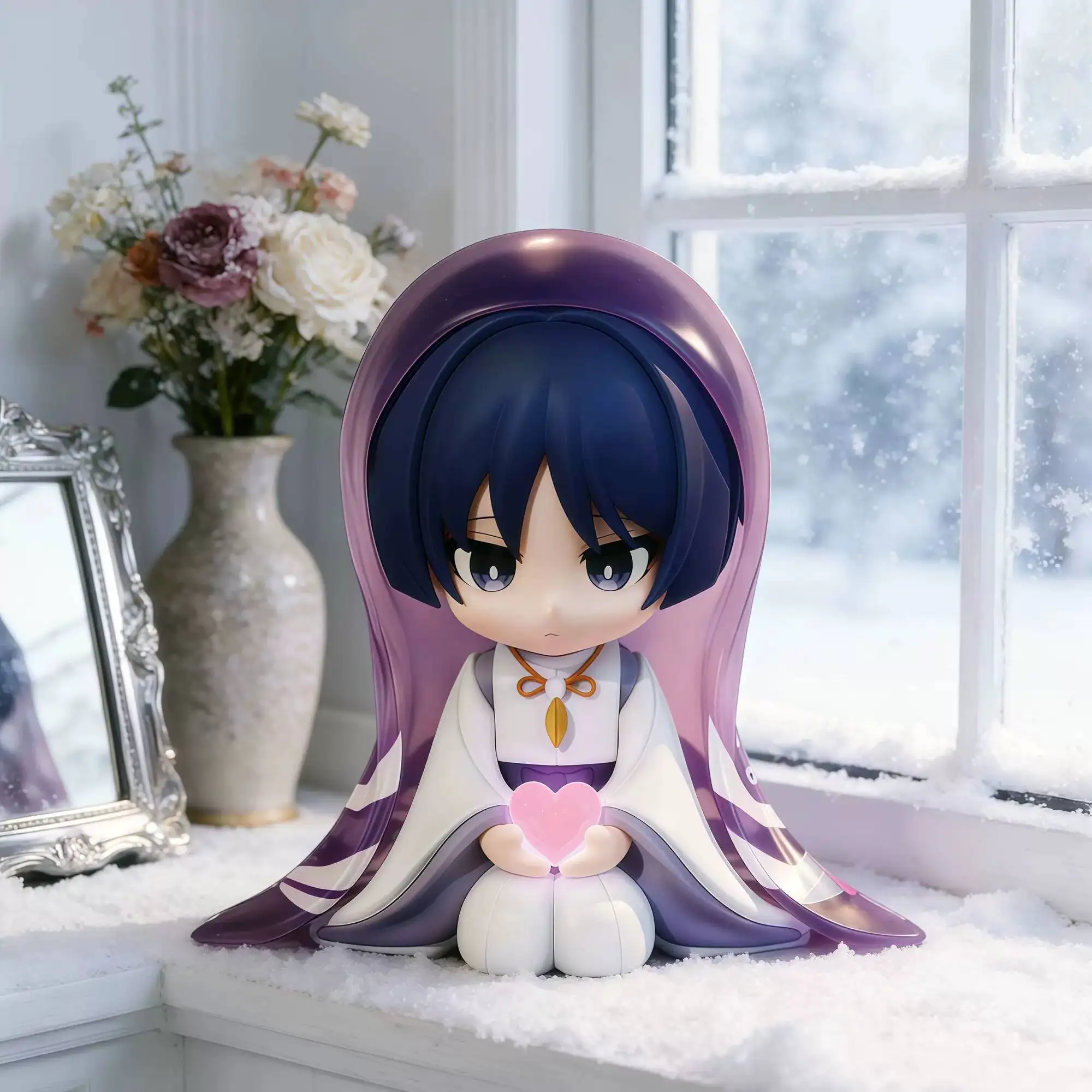 Game Genshin Impact wanderer 12CM Q version Wanderer Figure Trendy Model Desktop Decoration