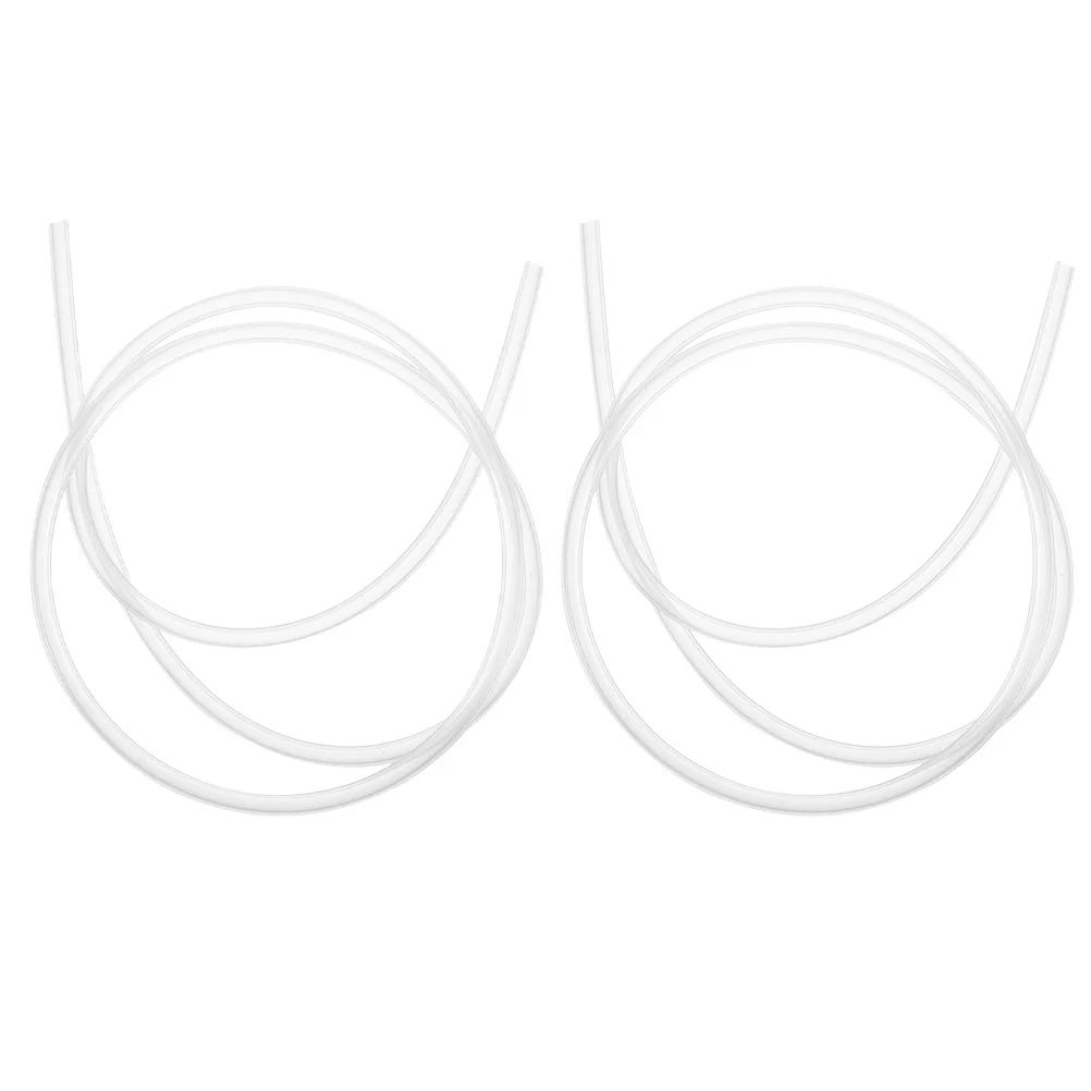 

2Pcs Breast Pump Hose Silicone Tube Soft Durable Flexible Length Design for Comfortable Milk Extraction Silicone Hose