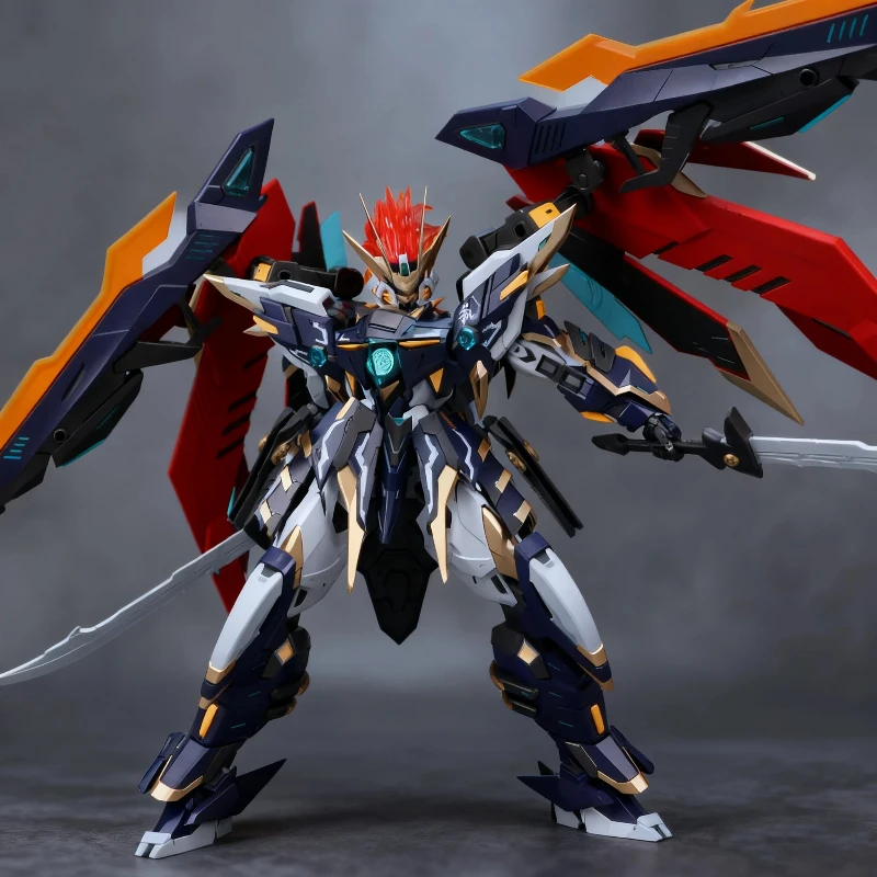 

SNAA 1/100 Martial Emperor YR03 Assembly Model Kit Action Figures Articulated Mecha Toy Included Water Decals Desk Deco Boy Gift