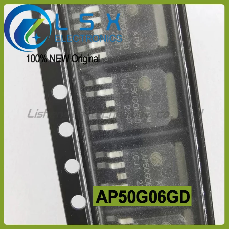 10pcs AP50G06GD TO-252-4 N+P/60V/55A/ -60V/-48A New and Original