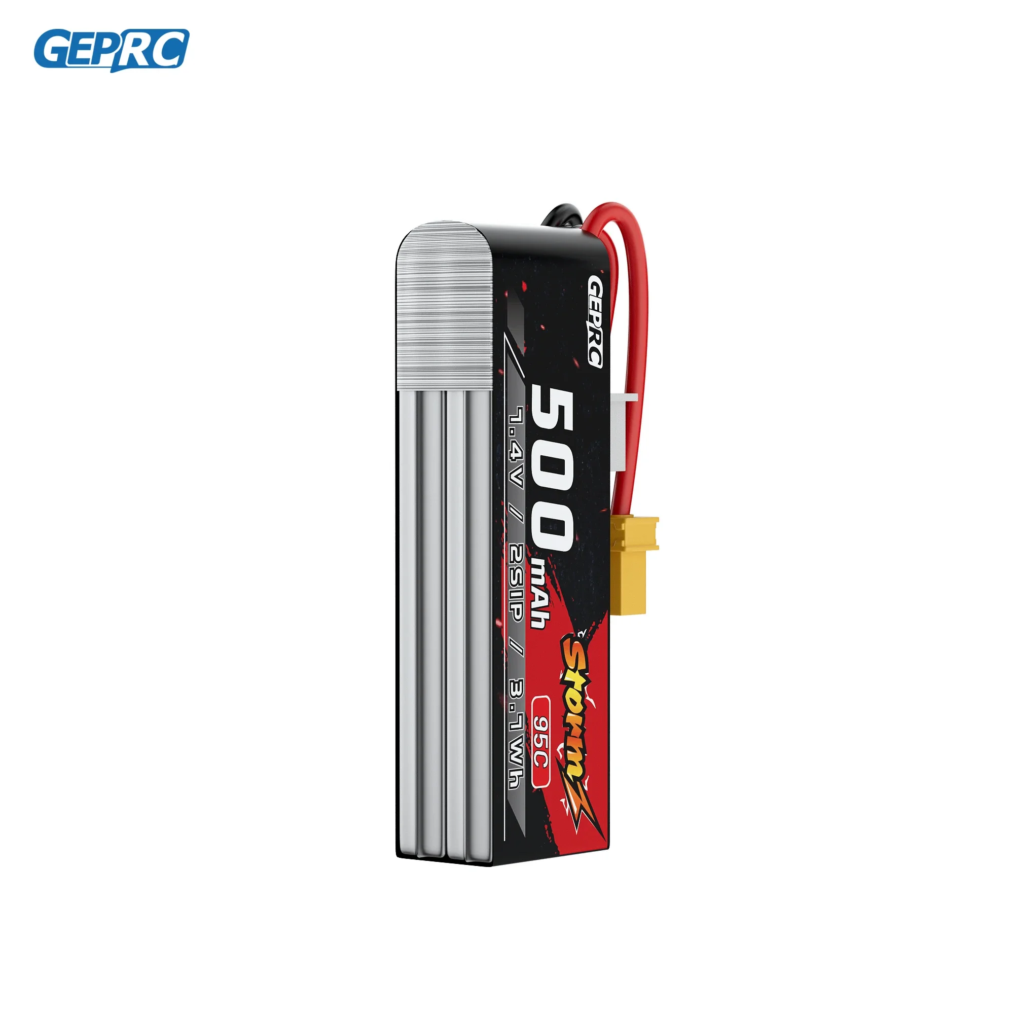 GEPRC Storm LiPo 2S 500mAh 95C Battery 7.4V XT30 Plug for RC FPV Airplane Quadcopter Helicopter Drone for DarkStar20