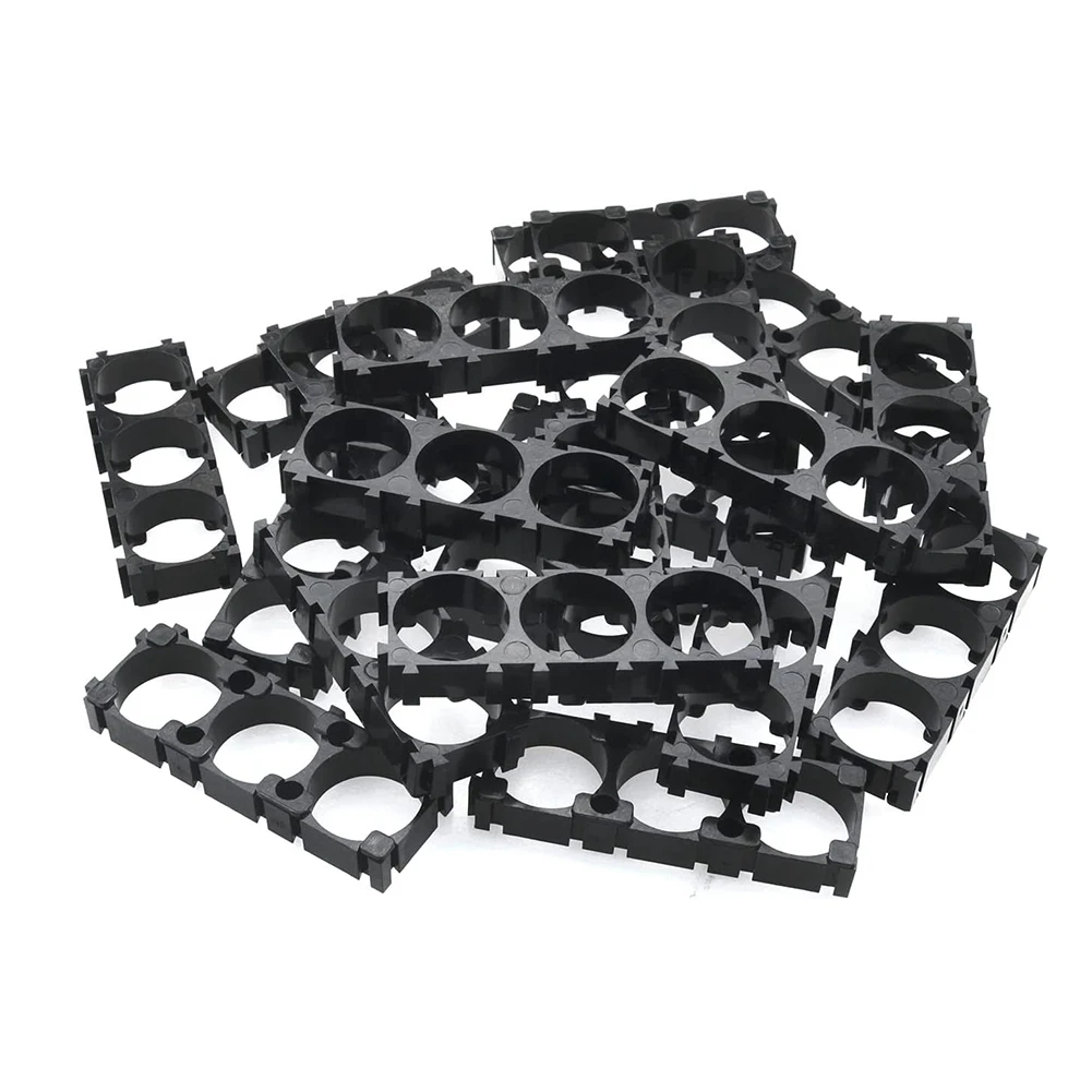 30 Uds soporte de batería de empalme 18650 soporte de batería de litio espaciador soporte de plástico de batería de litio Bracket-AT64
