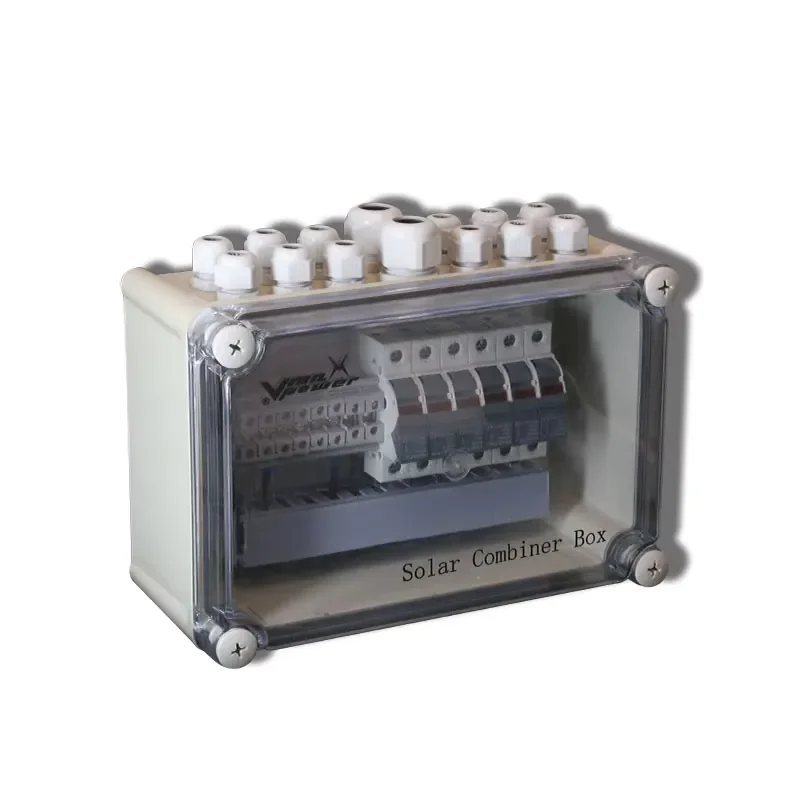 Heavy PV Array Combiner Box with Surge Protection for Solar Panel Systems DC and AC PV Array Combiner Box