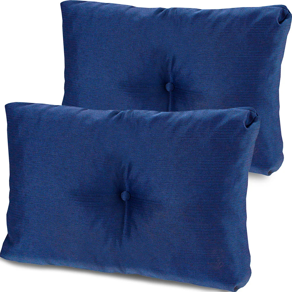 Kit 2 Pieces Cushion with Filling Foam Flakes 45x65cm Bf Pads