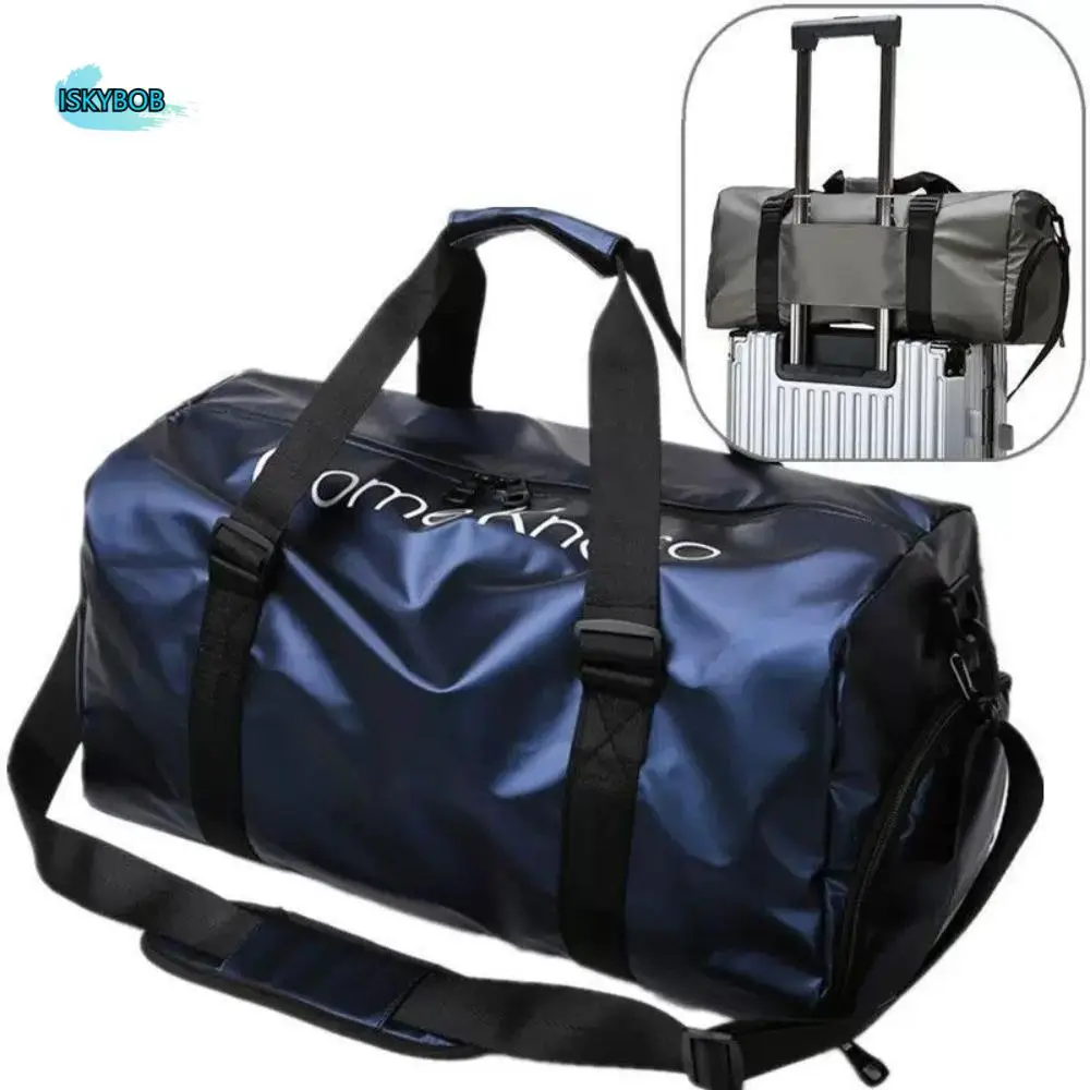 

Large Capacity Fitness Handbag Dry and Wet Separation Waterproof Sports Shoulder Bag Handheld Oxford Cloth Gym Bag Vacation