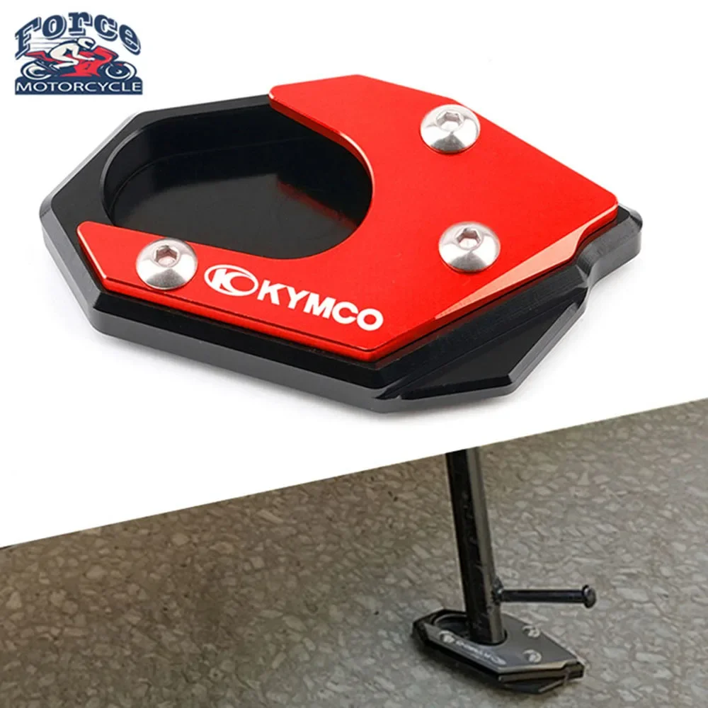 For KYMCO XCITING 250 300 300i 400 S400 Xciting300 CT250 CT300 CT Motorcycle CNC Aluminum Kickstand Extension Enlarge Plate