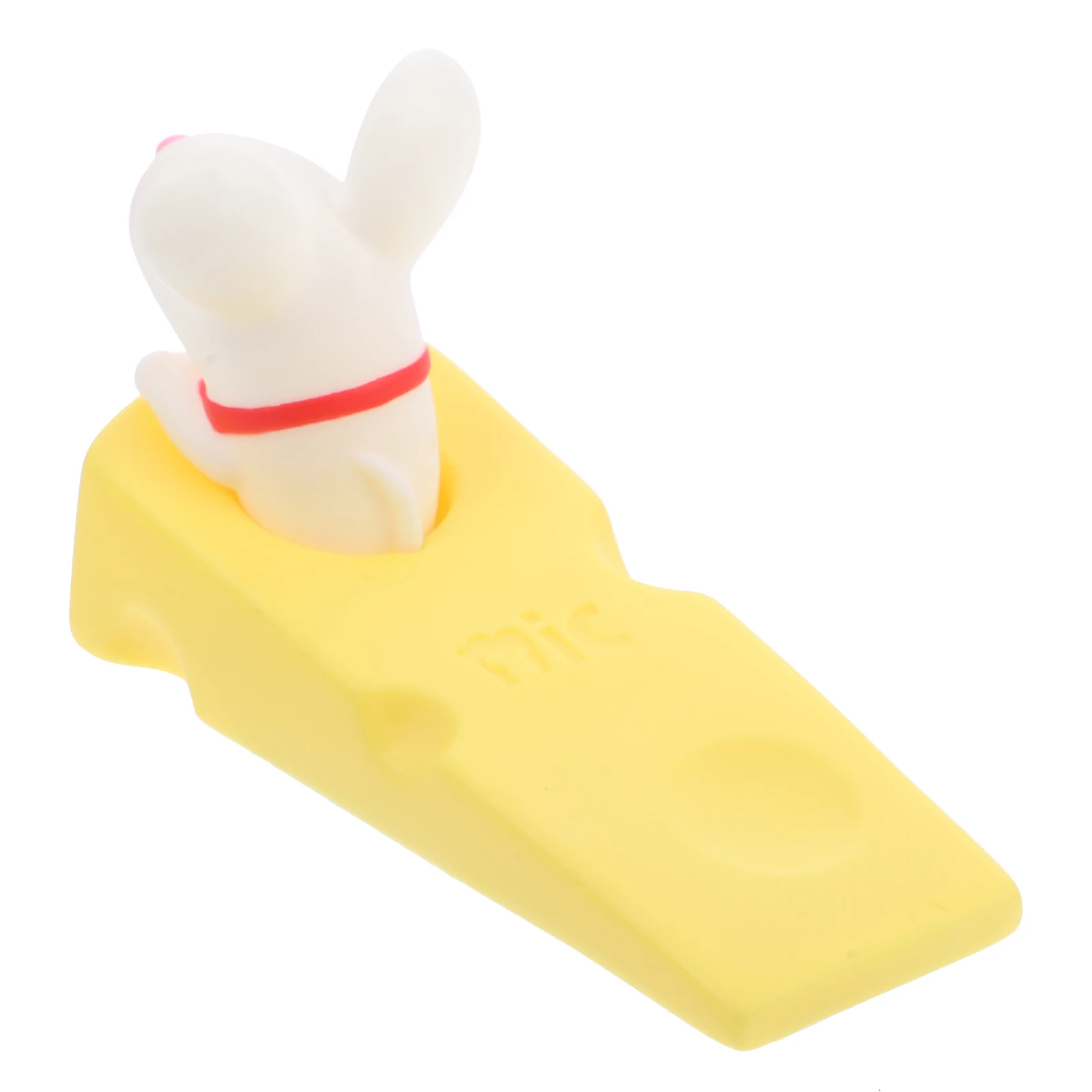 

Safety Door Stopper Cartoon Cheese Mice PVC Anti Slip Wedge Finger Protector for Home Office Use Random Color