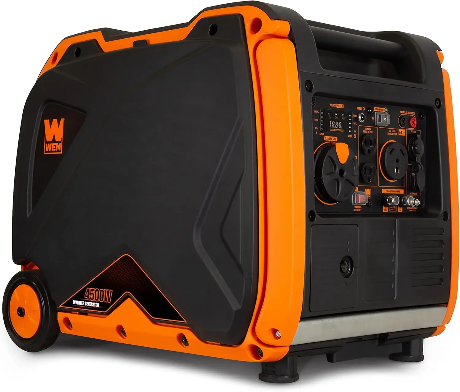 [XMSJ-مخزون محدود، اشتر الآن! ]56455i مولد عاكس محمول فائق الهدوء بقدرة 4500 وات RV مع إيقاف الوقود والكهرباء