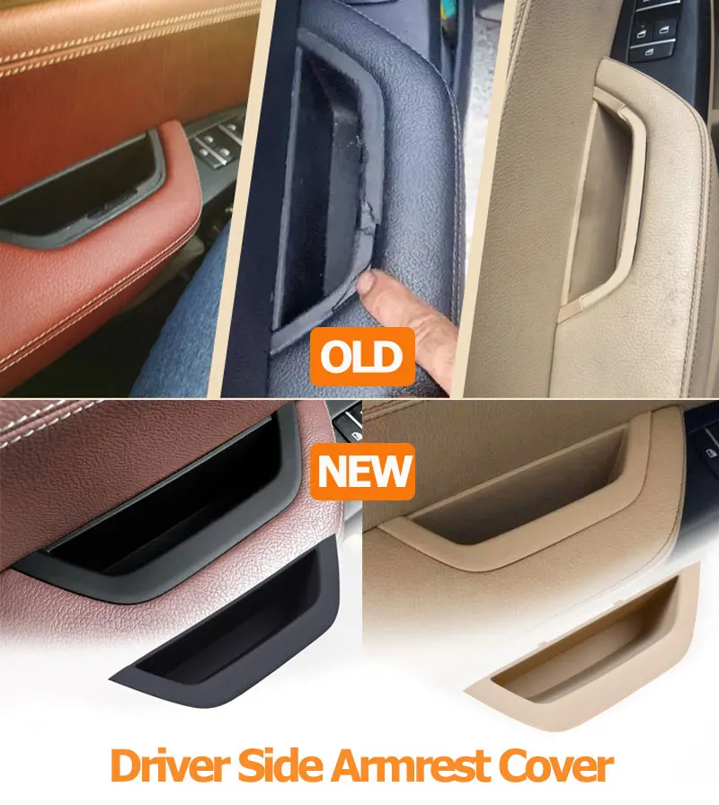 LHD RHD 4PCS SET Interior Car Inner Door Handle Cover Panel Replacement For BMW X3 X4 F25 F26 2010-2016