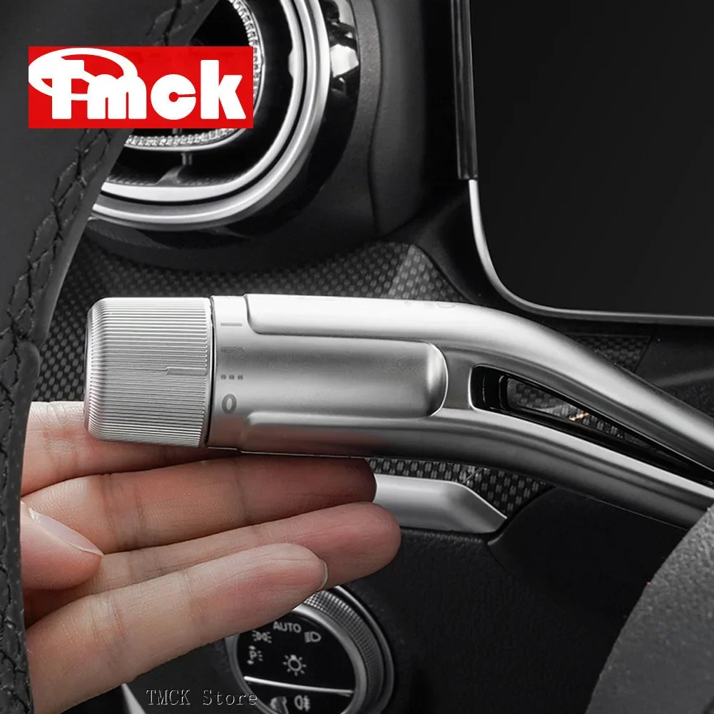 

For Mercedes Benz C E S GLC EQE EQS CLE Class W206 W214 W223 X254 V295 V297 C236 Car Steering Wheel Shift Lever Wiper Trim Cover
