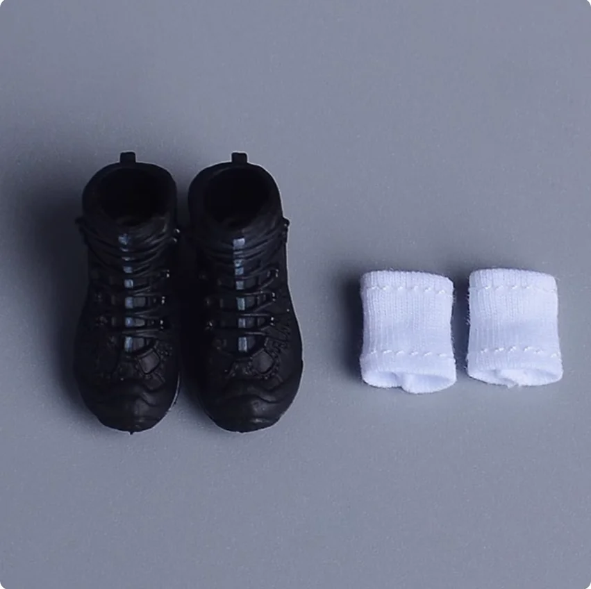 1/12 Male Female Soldier Climbing Shoes Outdoor Hiking Boots Model Toy Accessories For 6\'\' Action Figure Body In Stock