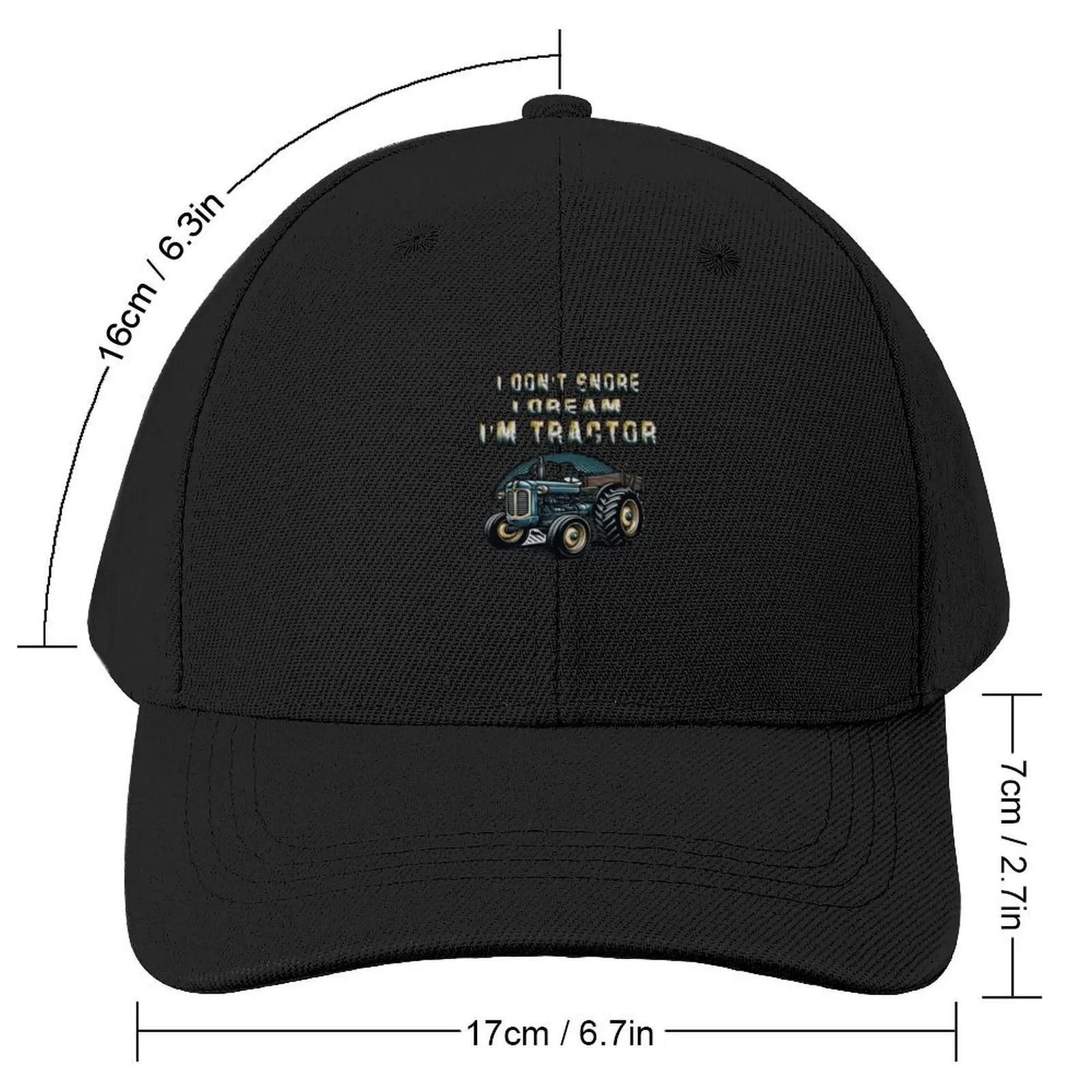 I Don T Snore I Dream Im A Tractor Baseball Cap black Kids Hat Luxury Cap Men Hats Women's