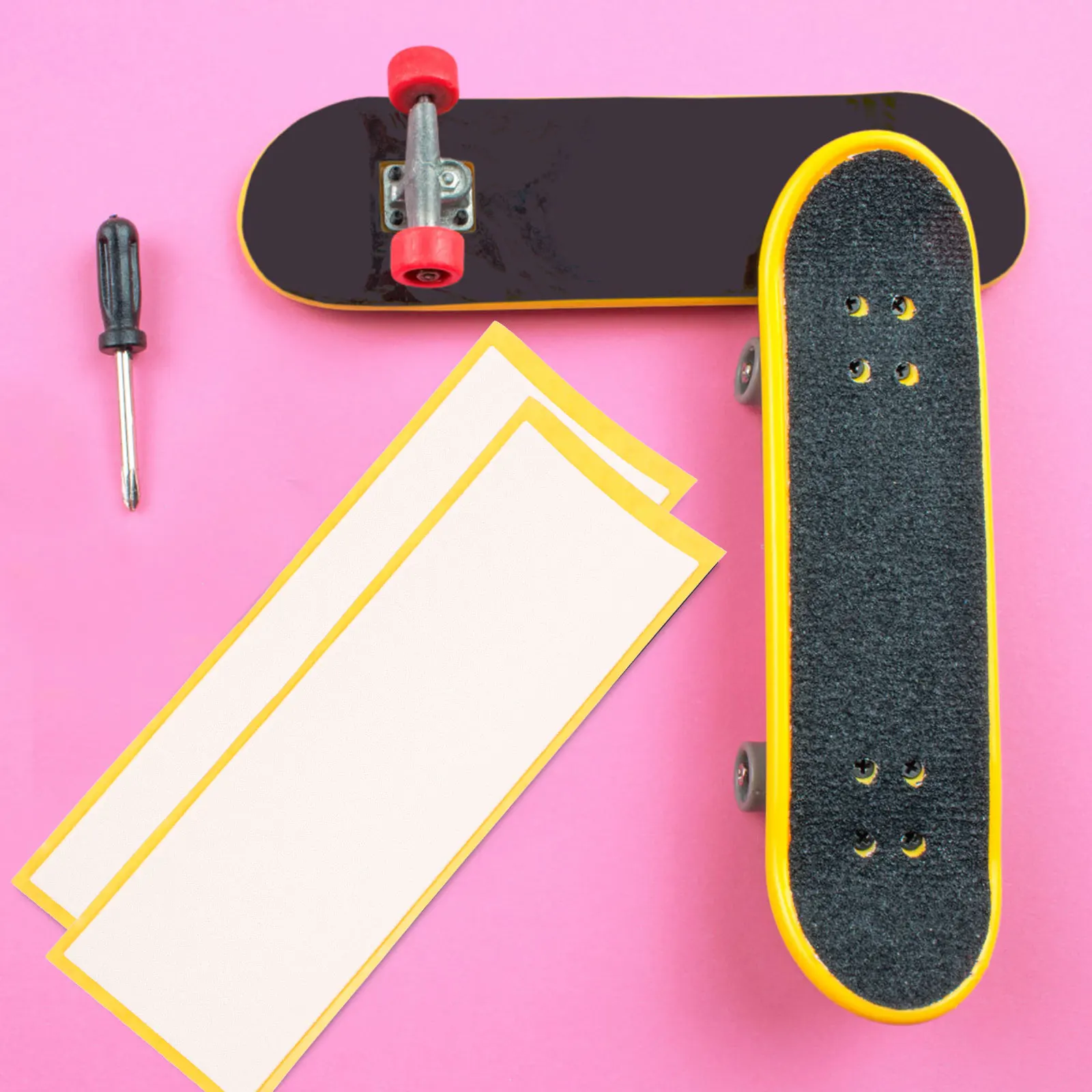 10pcs สเก็ตบอร์ดนิ้วมือ Anti-SLIP สติกเกอร์โฟมเทป Non-SLIP Grip ของเล่นเด็กอุปกรณ์จักรยาน Gadgets